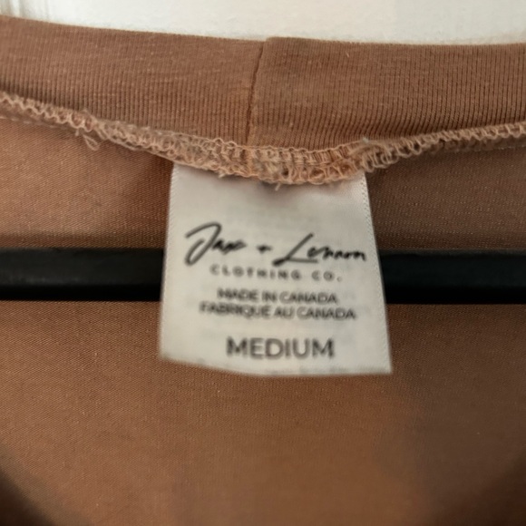 Jax and Lennon rose/tan tunic tee. - Picture 2 of 2
